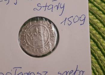 moneta srebrna Zygmunta I Starego z 1509r