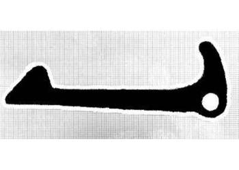 Dźwignia sprzęgła tokarki TUJ48, TUJ50 TECH-MACH