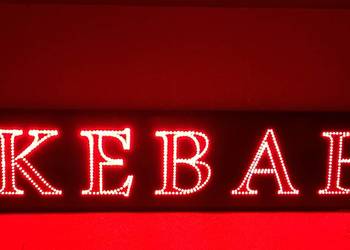 LED reklama KEBAB 200x50cm zewnętrzna NOWA producent