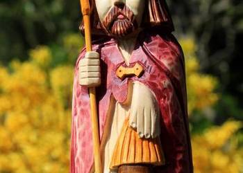 Św. Ambroży rzeźba ludowa