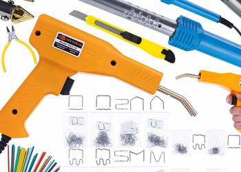 Lutownica Żelazko 80W | Zszywacz do Plastiku + 800 Zszywek