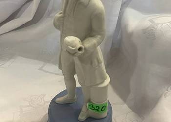 Figurka z kamionki biskwitowej w stylu Wedgwood Jasperware