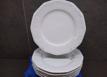 Talerz płytki Rosenthal Biała Maria 6 szt