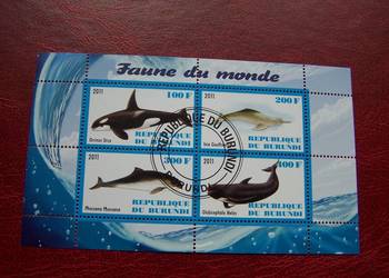 Burundii 2011 CTO Fauna Wieloryby