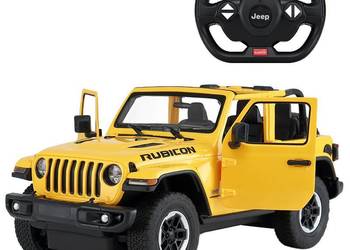 Jeep Wrangler JL R/C skala 1:14 Rastar 79400  samochód sterowany żółty