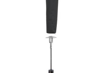 Pokrowiec na grzejnik w kształcie piramidy czarny 86x47x241cm WM-359689
