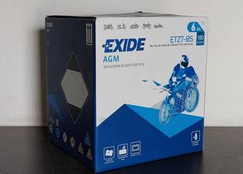 Akumulator motocyklowy EXIDE ETZ7-BS YTZ7-BS 12V 6Ah 100A EN