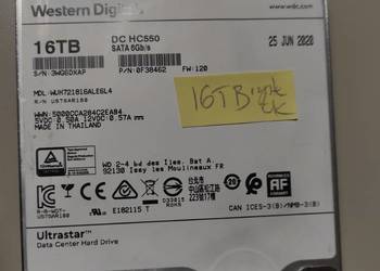 Dysk twardy 16 TB HDD sprawny