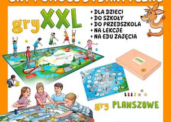 gry planszowe XXL pomoce dydaktyczne dla dzieci KangurGra.pl