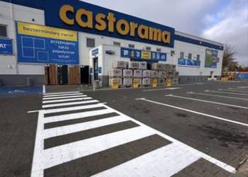 Malowanie pasów oznakowanie poziome linie pasy znakowanie