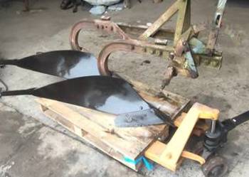 Pług 2 skibowy Overum oryginalny stan,nie malowany.