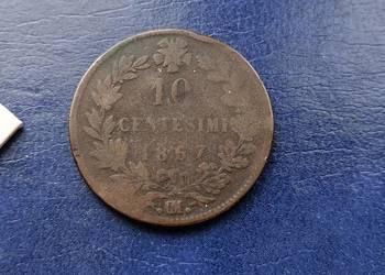 Stare monety 10 centesimi 1867 Włochy