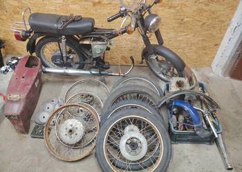 Rama simson S51 Koła zawieszenie błotniki lampa siedzenie Wsk MZ Motorynka