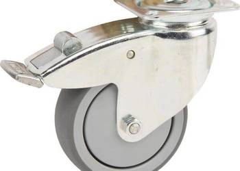 Ocynkowane koła skrętne z płytką mocującą 2477PJP100P50