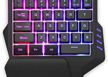 Klawiatura membranowa Jednoręczna klawiatura do gier