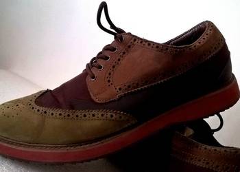 SWIMS Storm Brogue zielony khaki i braz super okazja