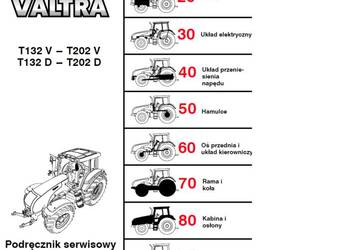 Valtra T 132- T202V, T132-202D instrukcja napraw PO POLSKU! serwisowa!