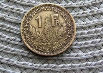 Kamerun 1 Frank 1924r - Terytorium powiernicze ONZ