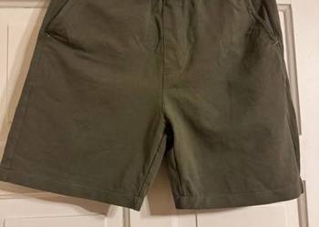 Szorty męskie spodenki bawełna Carry 30 zielone khaki z kieszeniami
