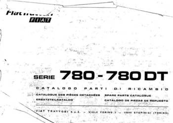 Fiat 780 780DT katalog części zamiennych