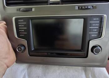 Wv golf 7  Radio z ramką i kratkami nawiewu