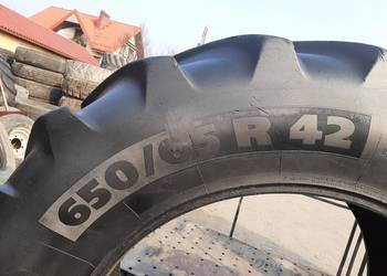2x Opona używana rolnicza 650/65R42 MICHELIN 3500zł(szt.) W4284