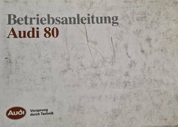 Witam.  Do Sprzedania Orginalna instrukcja Audi 80