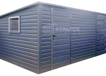 Schowek - Domek Ogrodowy 4x2,5 + Wiata 1,5m 2x Drzwi Okno dach ST150