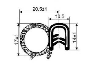Uszczelak Drzwi 126p , Maluch, Polonez, 125p FSO , Żuk i inne