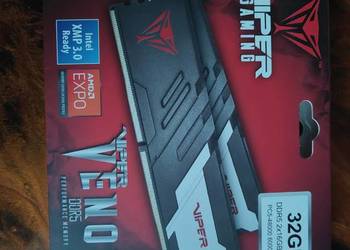 Patriot Viper Venom DDR5 32GB (2x16GB) 6000MHz CL36 – NOWE – XMP/EXPO