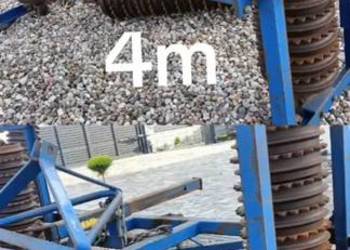 Wały dalbo 3.7 m zawoeszane posiewne sprowadzone