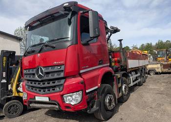 Ciężarówka burtowa Mercedes-Benz AROCS 3240 8x4 HDS Palfinger PK16001K 2014