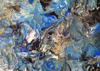 Obraz ręcznie malowany akryl