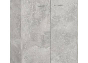 Szafka betonowa szarość 60x30x75 cm materiał drewnopochodny WM-800733