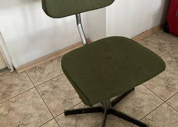 Krzeslo biurowe obrotowe z lat 60/70