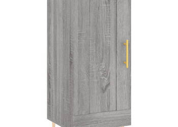 Szafka szary dąb sonoma 345x34x90 cm materiał drewnopochodny WM-830434