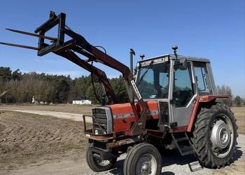 Ciągnik Massey Ferguson 675 + Ładowacz czołowy tur