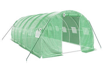 Szklarnia ze stalową ramą zielona 18 m² 6x3x2 m WM-3188040
