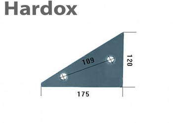 Płoza przednia HARDOX 24004/P części do pługa NIEMEYER