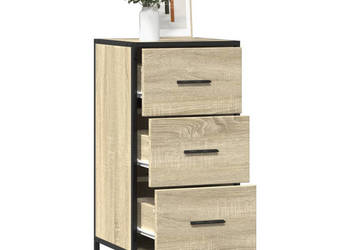 Szafka dąb sonoma 355x35x76 cm materiał drewnopochodny WM-848945