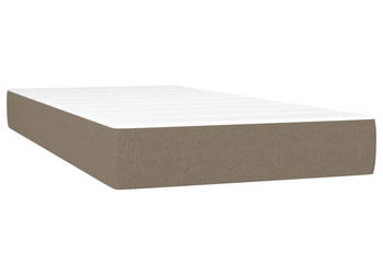 Materac kieszeniowy kolor taupe 80x200x20 cm tkanina WM-347678