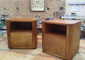 Stolik nocny dębowy