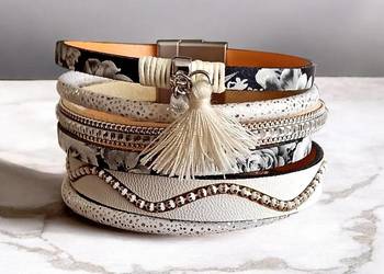 Bransoletka w stylu Boho magnetyczne zapięcie t