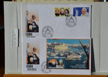 Znaczki. Papież Jan Paweł II Malta II FDC Ks Chrostowski 333