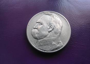 Moneta II RP 5 zł 1935 ''PIŁSUDSKI'' - Srebro - Rzadkość