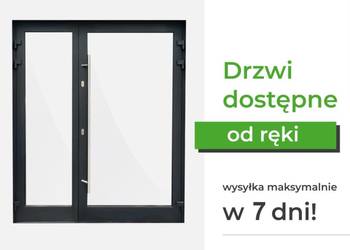 Drzwi Aluminiowe dwuskrzydłowe 1500x2100 mm