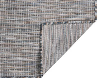 Dywan zewnętrzny o płaskim splocie 80x250cm brązowo-niebieski WM-340814