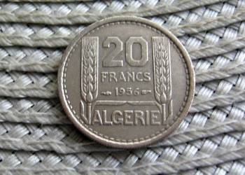 Algieria Francuska 20 Frank 1956r