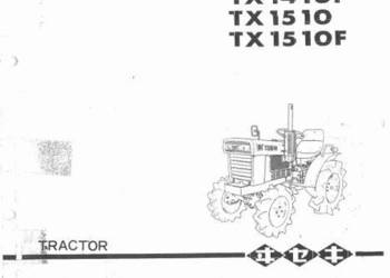 ISEKI TX1410 TX1410F TX1510 TX1510F katalog części zamiennych