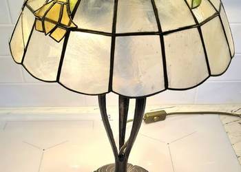 Lampa stojąca  witrażowa